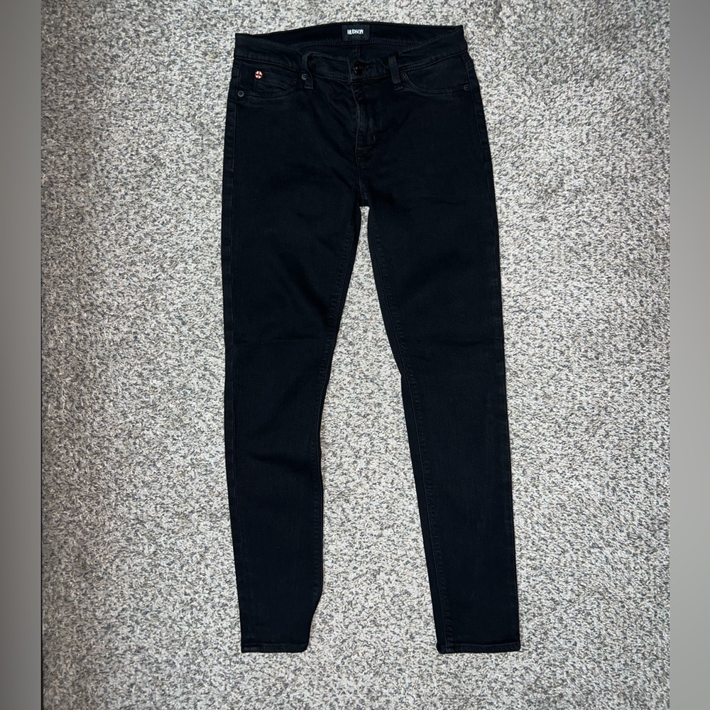 Hudson black denim skinny jeans
